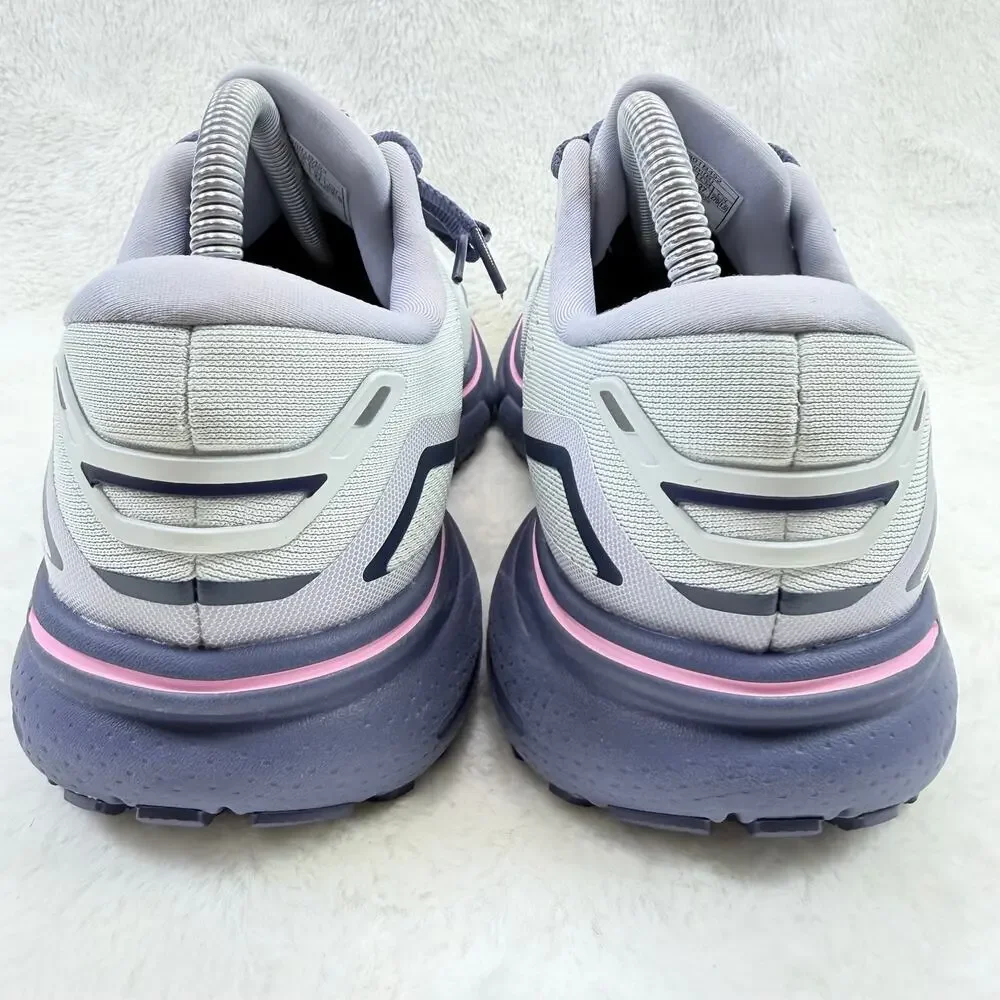 Brooks Ghost 15 Womens Running Shoes Spa Blue Neo Pink Size 10 Athletic Shoe